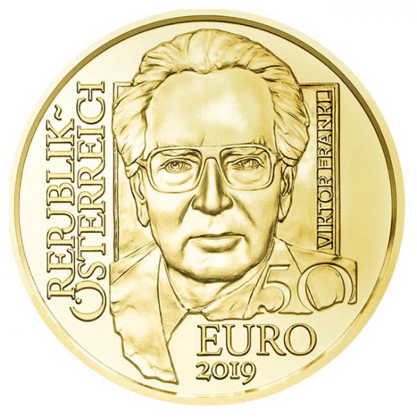 50 Euro Zlatá mince Viktor Frankl PP
