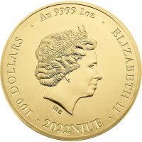Zlatá mince Bitcoin 2022, 1 oz