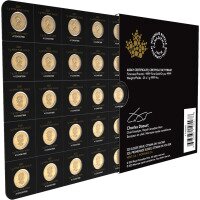 Zlatá mince Maple Leaf 2025 (Maplegram), 25x1 g 