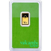 Zlatý slitek Valcambi  2,5 g - Zelené zlato