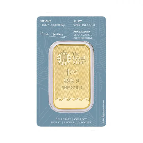 Zlatý slitek Britannia - The Royal Mint, 1 oz