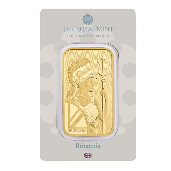 Zlatý slitek Britannia - The Royal Mint, 1 oz
