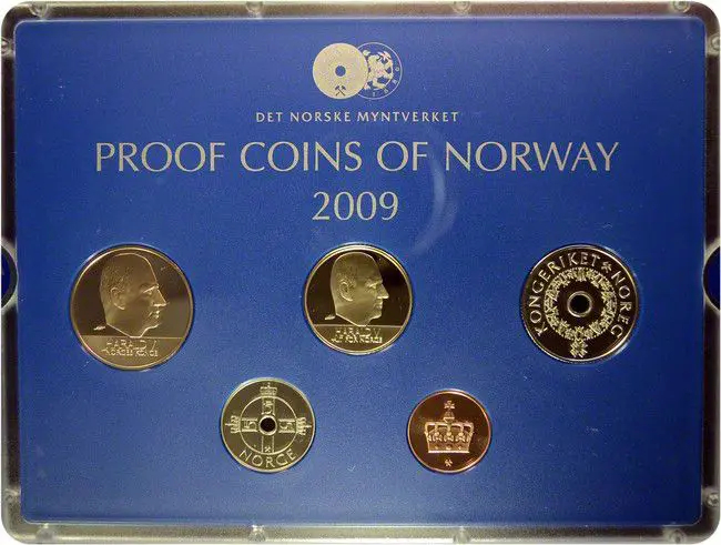  Sada mincí Norsko: 2009 PP, CuNi