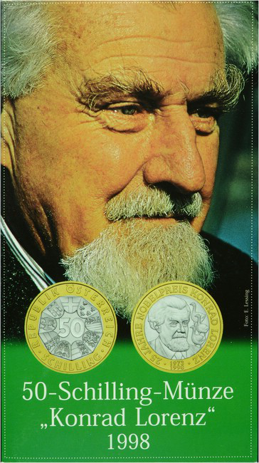 50 Schilling CuNi Konrad Lorenz PN