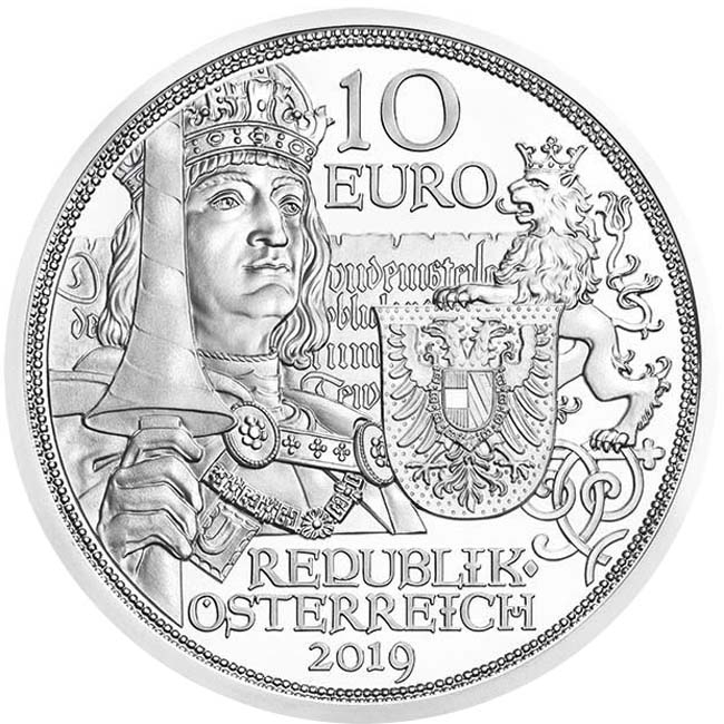 Rytířství 2019, stříbrná mince v blistru