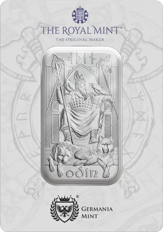 Stříbrný slitek The Royal Mint - Odin, 1 oz