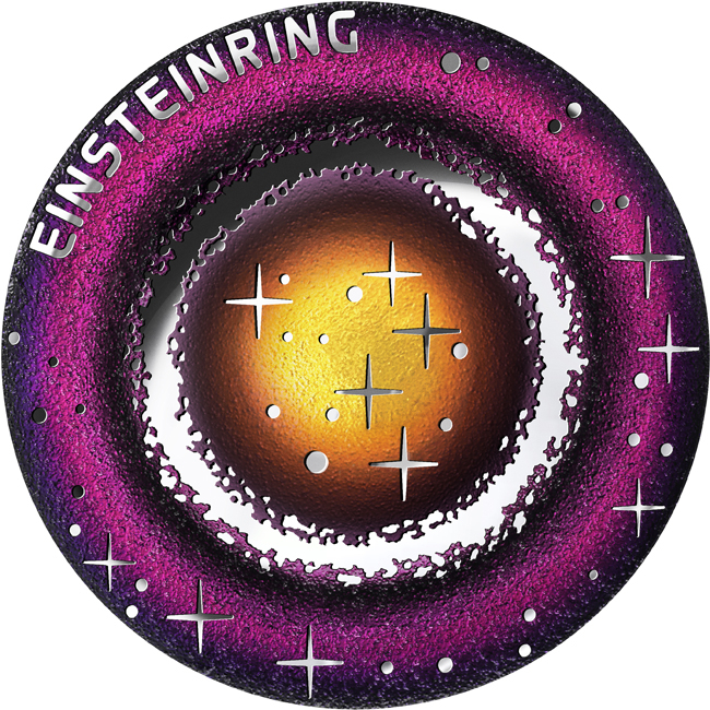 Einsteinův prstenec, 20 g stříbra v etuji