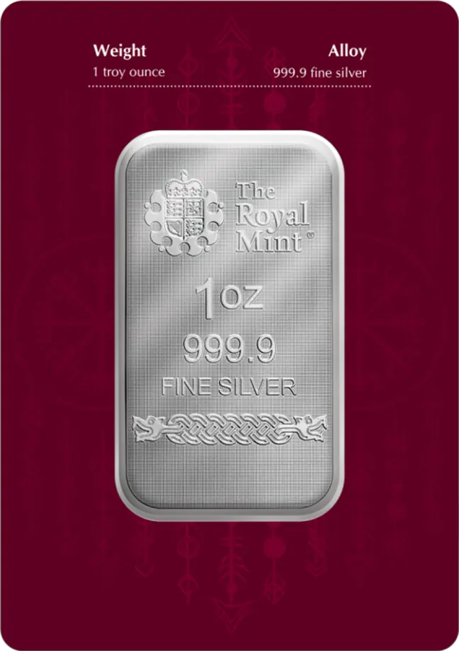 Stříbrný slitek The Royal Mint - Thor, 1 oz