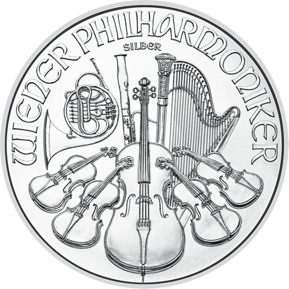Stříbrná mince Vídeňští filharmonici 2026, 1 oz