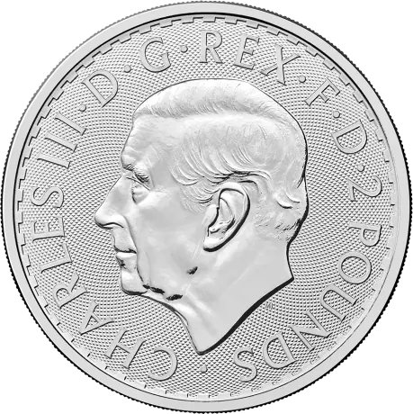 Stříbrná mince Britannia Charles III 2026, 1 oz