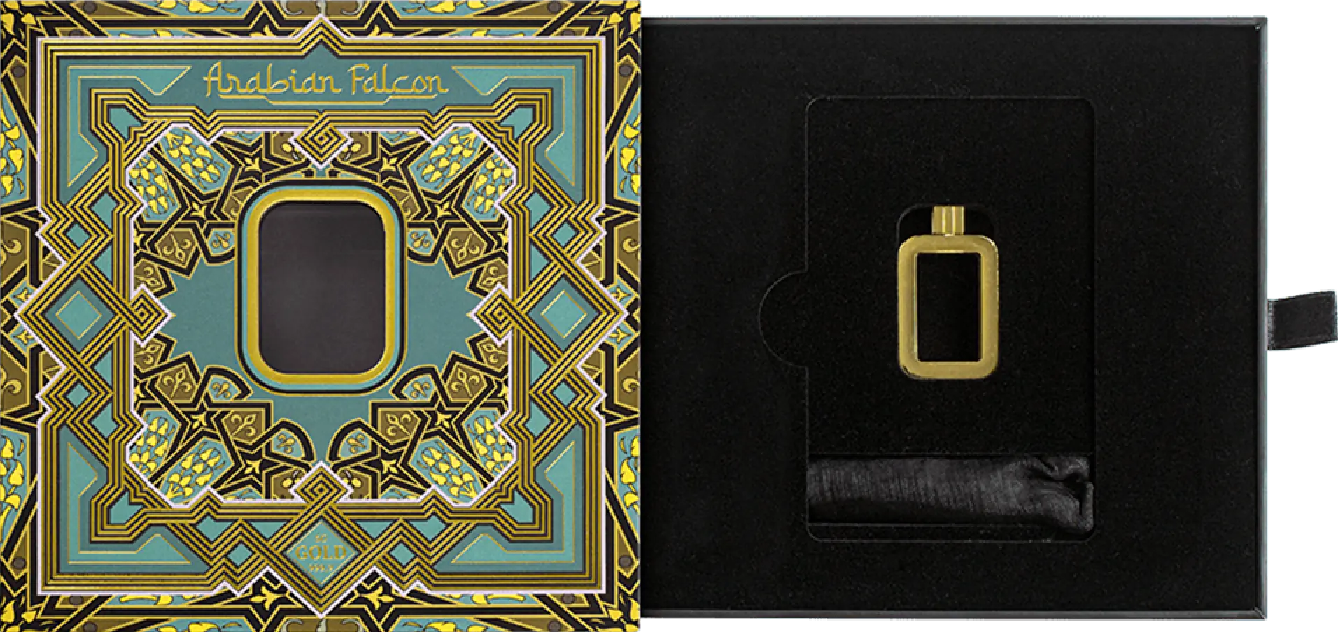 Zlatý slitek PAMP - Arabian Falcon s rámečkem, 5 g 