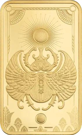 Zlatý slitek PAMP - Skarabeus pro štěstí, 5 g