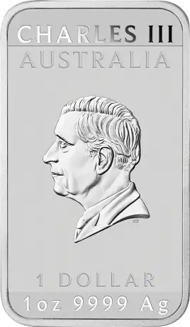 Stříbrná obdélniková mince Drak 2026, 1 oz