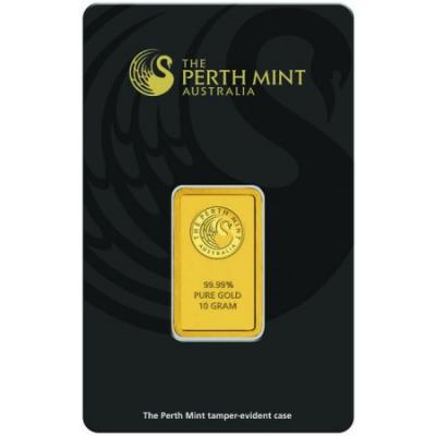 Zlatý slitek Perth Mint, 10 g