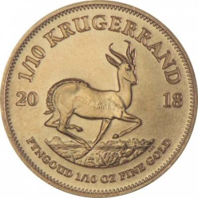 Zlatá mince Krugerrand různé roky, 1/10 oz