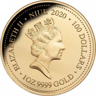 Velký bariérový útes 2020, zlatá mince s pravou perlou, v etuji, 1 oz