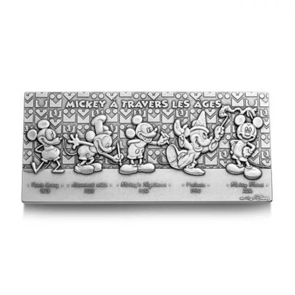 Micky v průběhu času, bronzová medaile v etuji, 350&nbsp;g