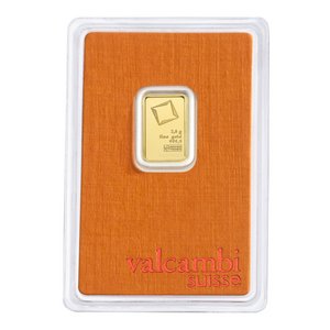 Zlatý slitek Valcambi  2,5 g 