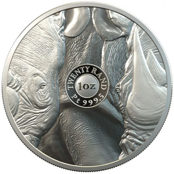 Big Five I - Nosorožec 2020, 1&nbsp;oz platiny