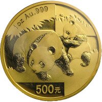 Zlatá mince Panda 1 Oz - 2008