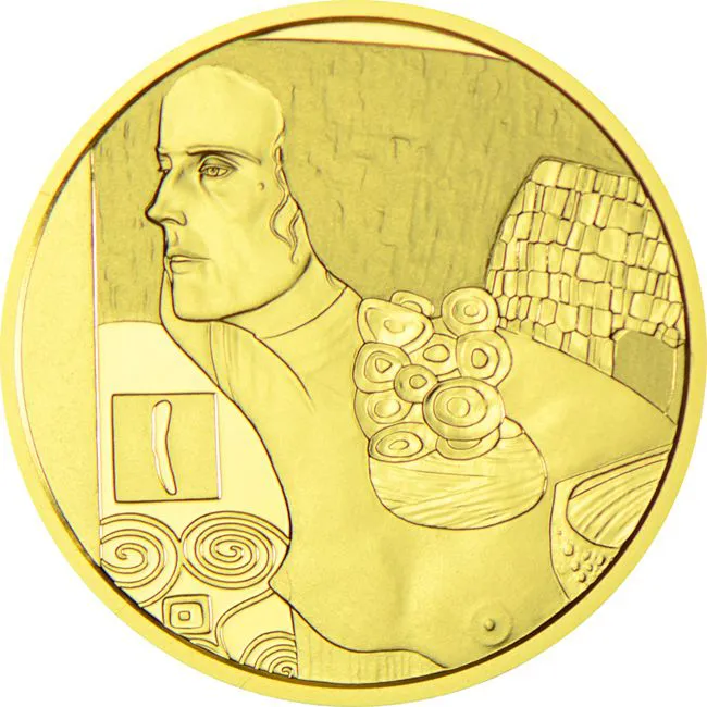 Gustav Klimt - Judith II.; 10 g zlata