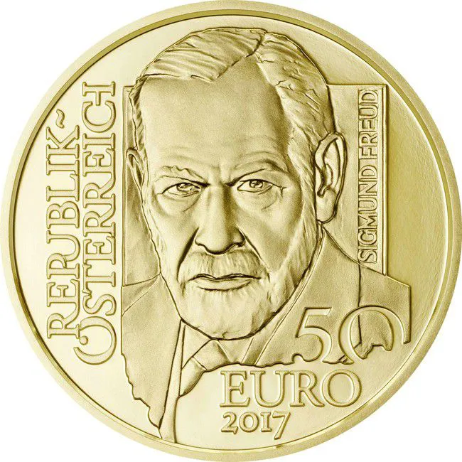 Sigmund Freud 2017, 1/4 oz zlata