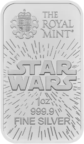 Stříbrný slitek The Royal Mint, Star Wars Light Side, 1 oz
