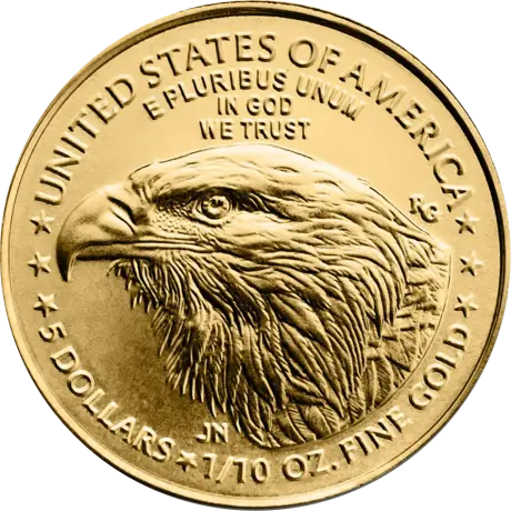 Zlatá mince American Eagle 2025, 1/10 oz