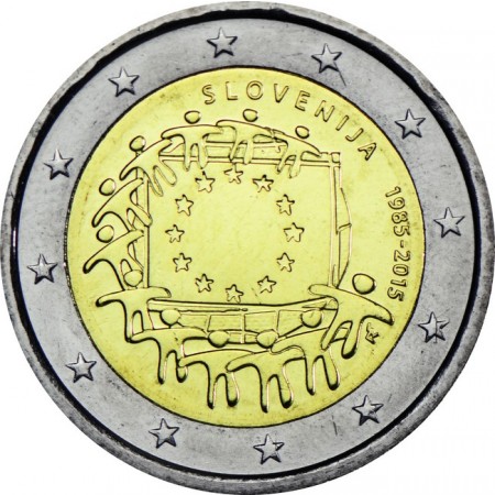 30&nbsp;let evropské vlajky - Slovinsko, CuNi