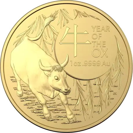 Zlatá mince Lunární série II - Rok Buvola 2021, 1 oz