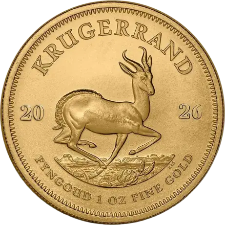 Zlatá mince Krugerrand 2026, 1&nbsp;oz