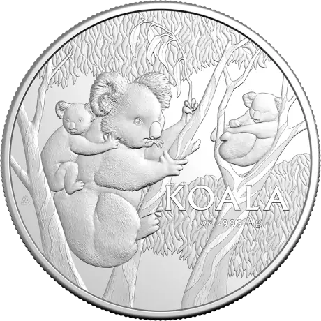 Stříbrná mince Koala 2026, 1&nbsp;oz