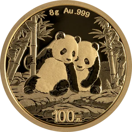 Zlatá mince Panda 8&nbsp;g - 2026
