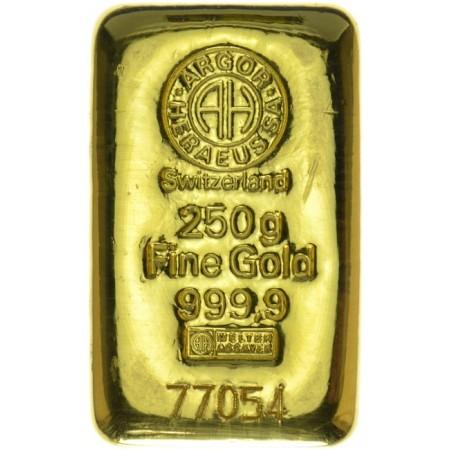 Zlatý slitek Argor Heraeus,  250 g